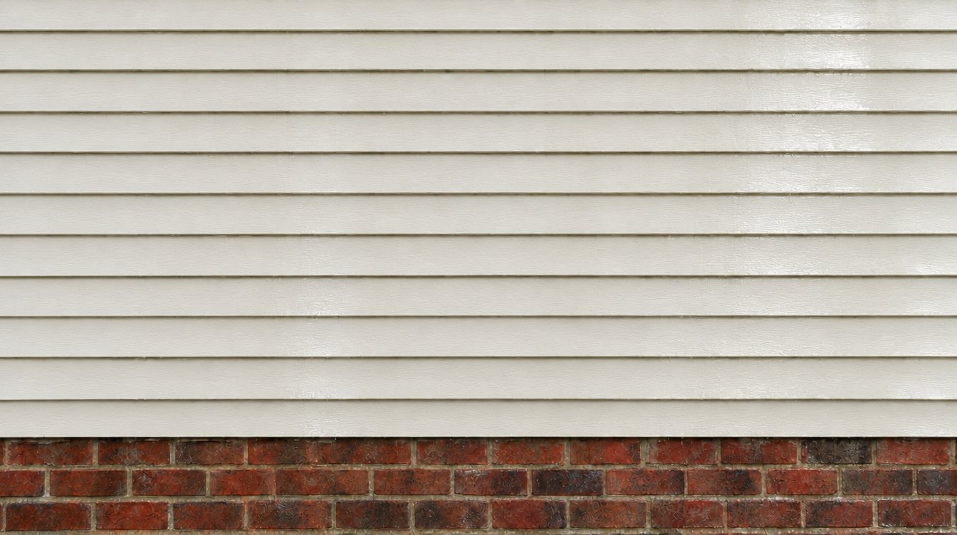 The same siding after a soft wash
